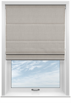 Laura Ashley Swanson, Oyster - Roman Blind
